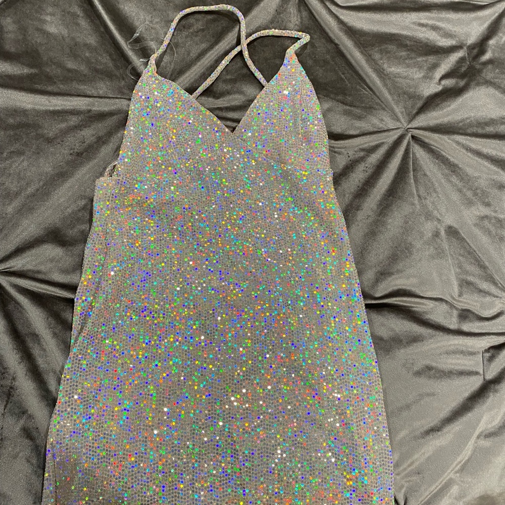 COPY - Time For A Party Mini Dress - Blush